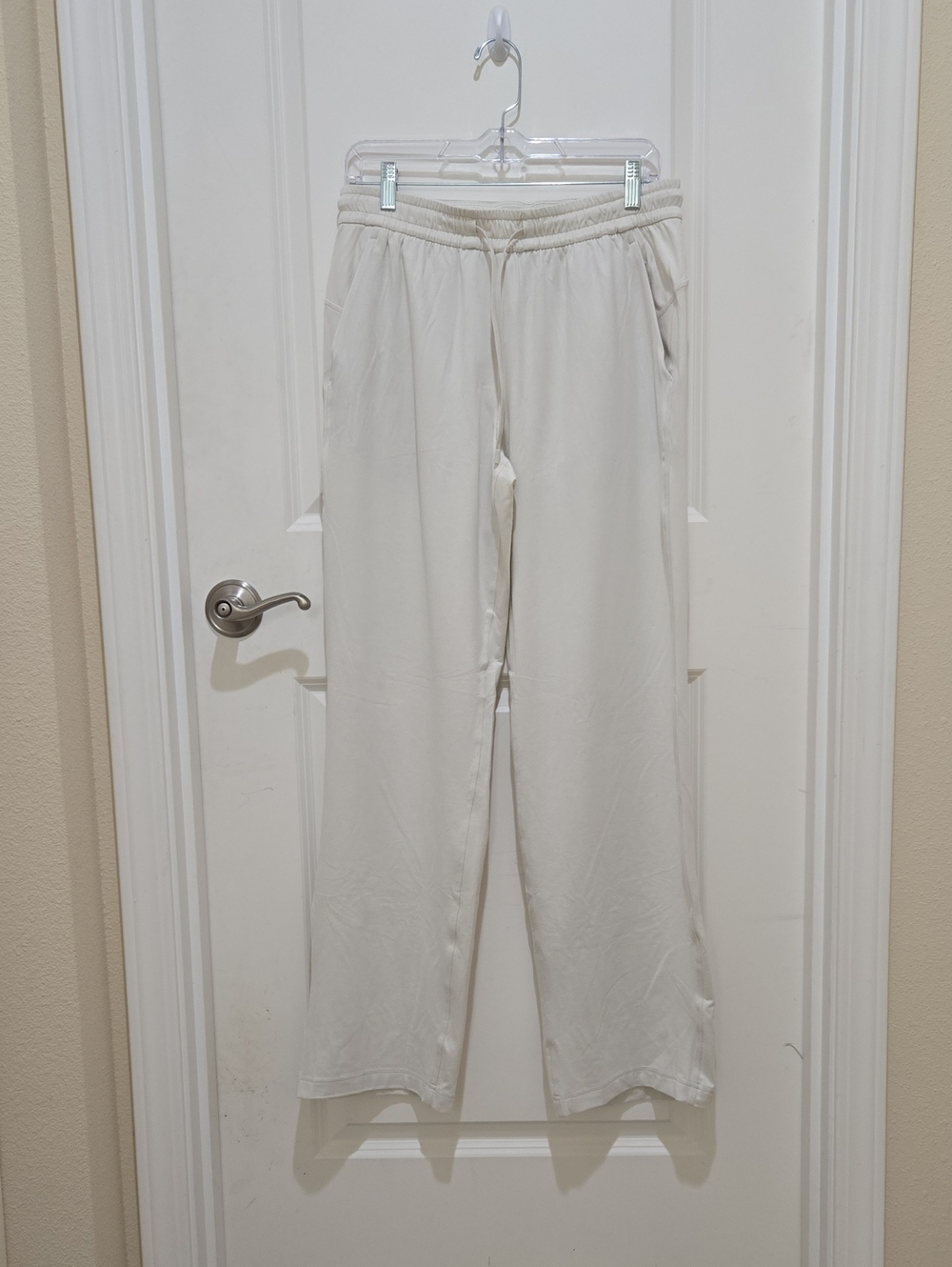 lululemon athletica Off-White Drawstring Waist Pants NWOT